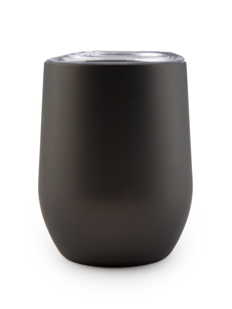 12 Oz Black Stemless Wine Tumbler